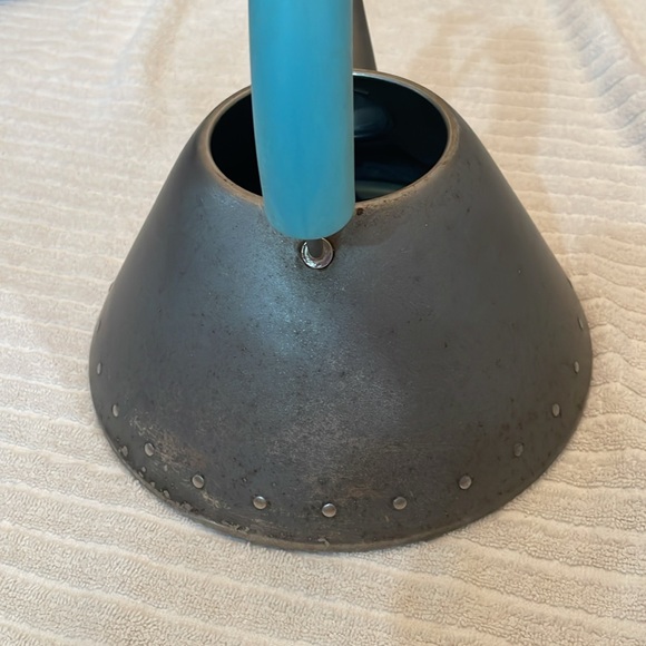 Alessi Whistling Bird Tea Kettle with Blue Handle and Red Bird - Vintage, Retro - Picture 4 of 12